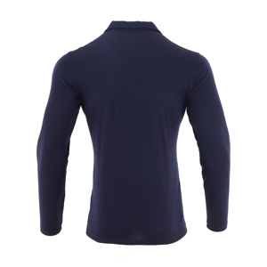 <span class=keywords><strong>Jersey</strong></span> de Manga Larga de <span class=keywords><strong>Lana</strong></span> <span class=keywords><strong>Merino</strong></span> Azul Marino para <span class=keywords><strong>Hombre</strong></span>, Camisa de Botones con Estampado Sólido y Serigrafía - Product Image 2