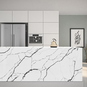 TMZ STONE ODM OEM 5009 Trèfle Calacata Quartz Dalle pour comptoirs de cuisine vanité - Product Image 2