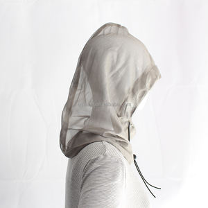 BLOCK EMF Tela antiradiación EMI y RF Blindaje EMF Hat 100% Silver Mesh Hoodie Hat 100% Silxer - Product Image 4
