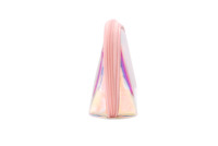 SBOX PVC Portable Transparent Waterproof Beach Style Compact Storage Bag Laser Holographic Iridescent Lipstick Case