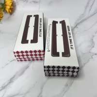 Boîtes en carton ondulé personnalisées recyclables en gros avec gaufrage finition mate pour emballage cadeau de sushis, noix et graines - Style dossier