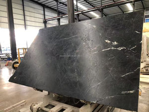 برازيلي غريب أسود Negresco Nero Quartzite بلاطة من حجر الجرانيت أسطح مطبخ حديثة مصقولة أسطح من الجلد المصقول - Product Image 6