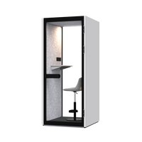 Cabine téléphonique individuelle moderne Comine avec isolation acoustique pour hôtels et entrepôts – Pod de bureau intérieur