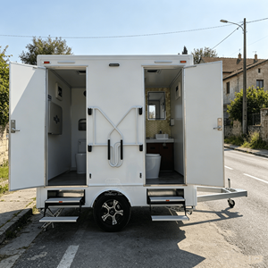 Portable Restroom Trailer Toilet VIP Mobile With Toilet Camping Trailer Shower Toilet Toilet Shower Trailer - Product Image 6