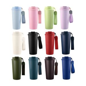 Customized Wide Mouth 600ml/20oz Stainless Steel <b>Double</b> <b>Wall</b> Thermos with Handle Thermal Insulated Coffee Mug - Product Image 1