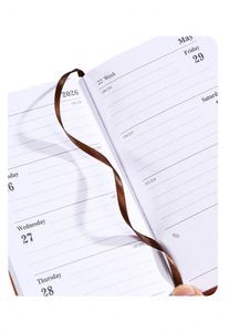 2026 Hardcover Leather Planner Notebook Journals Custom Logo <b>A6</b> Notebook Business <b>Diary</b> Notebook for Promotion - Product Image 4