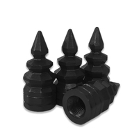 Capuchons de valve Schrader en alliage d'aluminium en forme d'arbre Hengtu, multicolores, universels, 32*13mm, pour voitures et motos