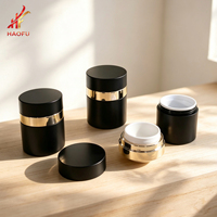 Pot en plastique mat avec couvercle, 15g, 30g, 50g, pour emballage cosmétique OEM/ODM personnalisé de crème pour le visage et soins de la peau – Vente chaude