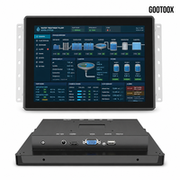 Monitor de Pantalla Táctil de 7/10.1/13.3/15.6/21.5 Pulgadas, Táctil Capacitivo Integrado, Análisis de Colas en Lugares Concurridos, 24V DC