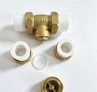 Katup Cek Horizontal PPR, Katup Non Return Horizontal Plastik Hot Melt untuk Pipa Air