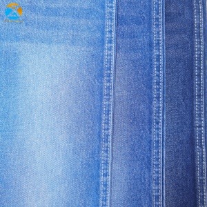 Bán Buôn 14Oz 100% Cotton Twill Denim Vải Màu Đen + Màu Xanh Sợi Nhuộm Dệt Heavyweight Bàn Tay Mềm Mại Cảm Thấy Cho Trang Phục Túi - Product Image 1