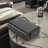 Chargeur mobile au lithium OEM, prix de gros, prise en charge de la charge rapide PD 20W, mini portable, câble intégré, métal, batterie externe 20000mAh