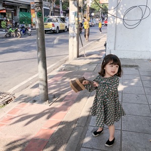 Nuevo Vestido Maxi Floral de Tela Premium con Estampado de Borde Estilo Hanbok Coreano Occidental para Niñas - Compra Directa de Proveedor Chino - Product Image 3