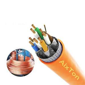 Câble de données Cat7 23AWG UTP blindé S/STP Ethernet Catégorie <span class=keywords><strong>7</strong></span> SFTP FFTP Chaque paire de câbles de communication d'isolation FPE Rouleau - Product Image 2