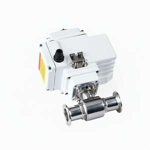 Válvula de Bola de Conexión Rápida Eléctrica de Acero Inoxidable 304, Equipo Industrial con Certificación ISO9001 - Product Image 1