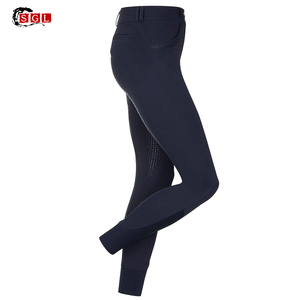 Pantaloni da Equitazione SGL con Tasche Laterali, Prezzo all'Ingrosso, Leggings Sportivi in Cotone e Pelle <span class=keywords><strong>per</strong></span> Equitazione - Product Image 4