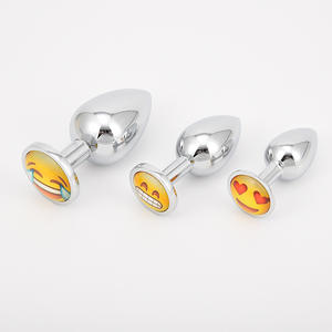 Tapón Anal con Bandera de Sonrisa y Logotipo Personalizado, de Acero Inoxidable Impermeable, Joyería de Cristal, Tacto Suave, para Adultos - Product Image 6