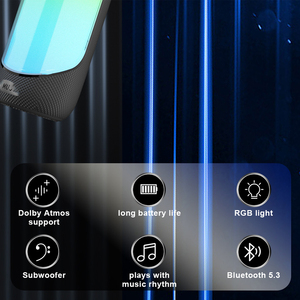 Xách tay mini loa không dây với loa siêu trầm Loud lrdb Bluetooth loa cho thể thao ngoài trời USB powered vật liệu nhựa - Product Image 5