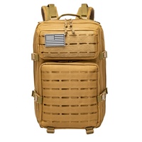 Sac à dos tactique de chasse GAF 900D Oxford imperméable avec cadre interne, système d'hydratation 3 jours, capacité 45L, bretelles arquées