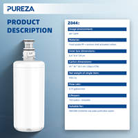Filtre à eau sous évier PUREZA Z044 pour l'élimination efficace du chlore, compatible avec DWS2000-CN