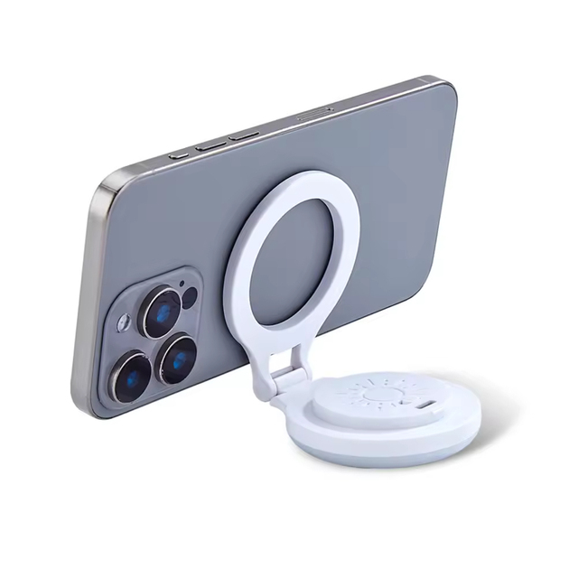 Selfie Ring Light Portable Rechargeable LED Cell Phone Photographic Lighting for Video Recording Lightweight Light