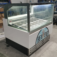 Vitrine Réfrigérée pour Glaces au Yaourt avec Logo Personnalisé