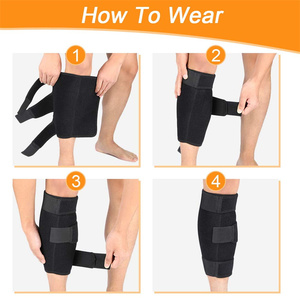 Supporto per il recupero e la protezione del polpaccio in neoprene per atleti, per infortuni, stiramenti, distrazioni, periostite tibiale, fascia compressiva, tutore per polpaccio - Product Image 3
