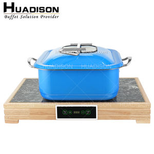 Huadison Arabe Buffet Équipement Électrique Chaffing Plats Buffet <span class=keywords><strong>Traiteur</strong></span> En Acier Inoxydable Chafing Dish Buffet Ensemble - Product Image 4