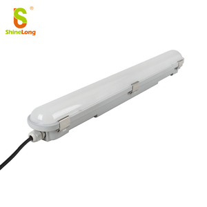 Luminaire linéaire étanche IP65 à intensité variable avec alimentation de secours, 2ft 4ft 5ft, pour entrepôt et parking - Product Image 2