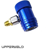 Adaptateur à raccord rapide haute et basse pression R1234yf avec raccord évasé SAE 1/4 po pour manomètre de climatisation