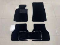 Tapis de sol de voiture Jingfan de luxe en velours de cachemire à poils longs de 20 mm, ensemble complet, imperméables/anti-poussière, antidérapants, sur mesure pour berline E39 (conduite à gauche)