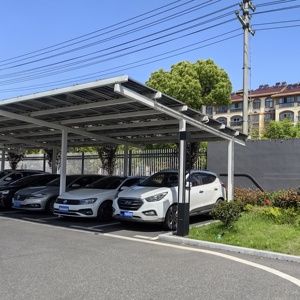 Chuyên nghiệp sản xuất không thấm nước năng lượng mặt trời xe bóng râm xe bóng râm PV gắn cấu trúc - Product Image 1