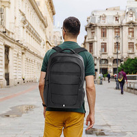 Sac à dos de voyage extensible unisexe, style professionnel, pour ordinateur portable, avec fermeture éclair USB, pour tous les âges, en polyester et en PC