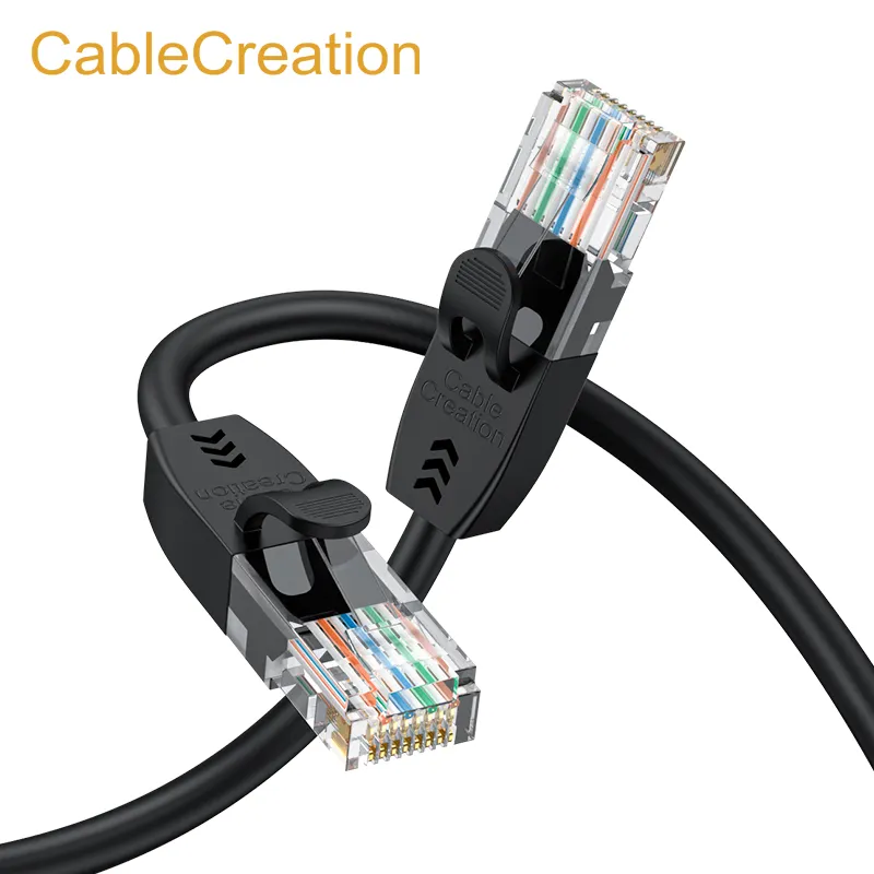 Computer use RJ45 connector PVC jacket copper wire cat 5e 6 cat5e cat6 UTP FTP indoor network cable patch cord