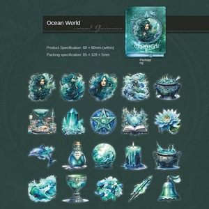 Paquete de 40 Pegatinas de la Serie <span class=keywords><strong>Libro</strong></span> Sagrado, Pegatinas para Álbumes de Recortes, Pegatinas Decorativas para Manualidades - Product Image 6