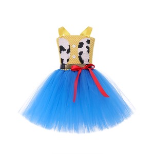 Vestido de princesa <span class=keywords><strong>Woody</strong></span> de Toy Story, <span class=keywords><strong>disfraz</strong></span> de Halloween para niñas, falda tutú de estilo vaquero para niños, <span class=keywords><strong>disfraz</strong></span> de Tris - Product Image 5