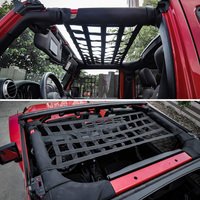 Pour les modèles Jeep Wrangler YJ TJ JK JL JT, filet de toit en maille pour camion, hamac, filet de toit multifonctionnel, facile à ranger et à installer