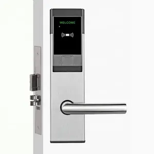 Electronic Keyless Key Card Lock with Management Software System RFID T5577 Hotel Door Lock