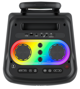 Caja de Subwoofer de 10 Pulgadas Amplificada con Luces LED de Colores Intermitentes, Altavoz de Plástico Profesional Tipo <span class=keywords><strong>Boombox</strong></span> 3 - Product Image 4