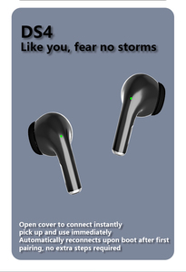 Audífonos Deportivos Inalámbricos <span class=keywords><strong>DS4</strong></span> con Cancelación de Ruido ENC, Estéreo 6.0, Resistentes al Agua IPX-4, Pantalla LED, para Juegos, Intraaurales, TWS - Product Image 6