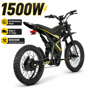 จักรยานยนต์ออฟโรด EU ZUMI 52V 1500W แบตเตอรี่แบบถอดได้คู่ ระยะทาง 155 กม. สำหรับผู้ใหญ่ จักรยานวิบาก ผู้ผลิต OEM ODM มีสินค้าในคลังสินค้าสหรัฐฯ - Product Image 1
