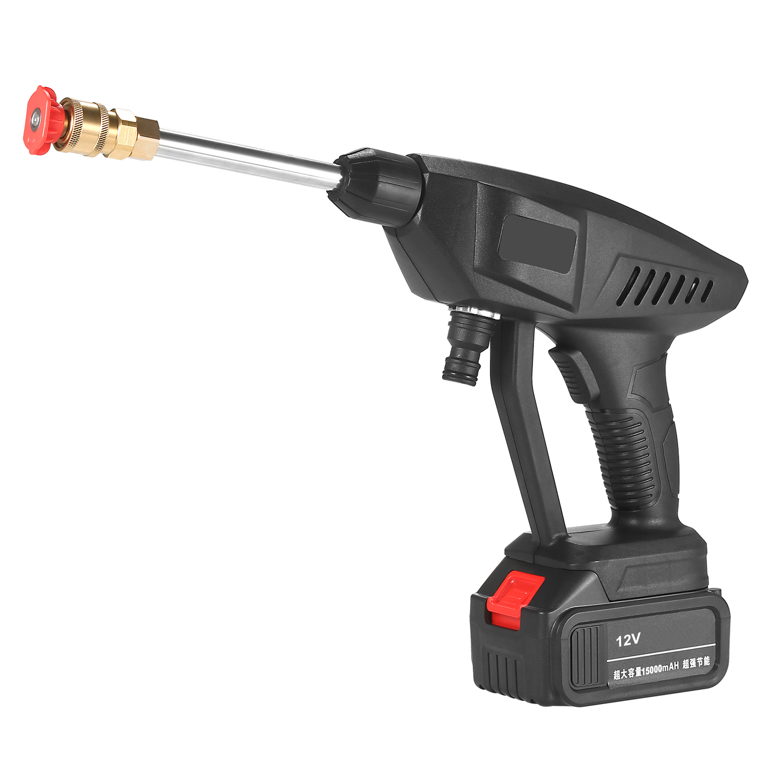 Беспроводная Автомойка высокого давления, 12 В, 30 бар, пистолет для мойки автомобиля с пенным насадкой, водяной насос