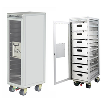Vente en gros personnalisée de chariot de repas de ligne aérienne bon marché de haute qualité ATLAS chariots de service à bord d'avions de taille complète et demi
