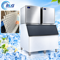Machine à glaçons 1000 kg, machine à glaçons en cubes, Maquina De Hielo, machine à glaçons commerciale haute efficacité pour restaurant, machine à glaçons BLG