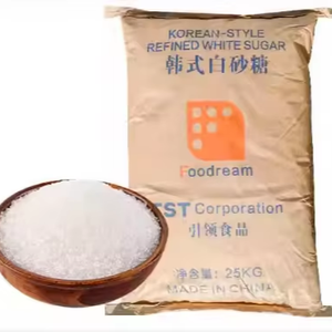 Azúcar Blanca Coreana TS 25kg/bolsa, Azúcar Blanca Comestible para Café, Té con Leche, Azúcar Fina para Hornear, Venta al por Mayor Comercial. - Product Image 1