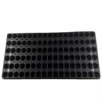 Plateau de semis en polystyrène PS plastique robuste sur mesure, thermoformé pour l'agriculture forestière, LiaoCheng, 72, 105, 162 cellules, à vendre