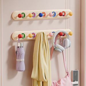 Magnetic Wall <b>Hooks</b> Rectangle Strong No Drilling Removable For Kitchen Bathroom <b>Coat</b> Rack <b>Hook</b> Type PP Material - Product Image 1