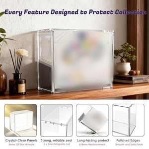 Caja de Acrílico Personalizada para Entrenadores Elite con Tapas Magnéticas Resistentes, Estuche Protector de Acrílico para Exhibición - Product Image 3