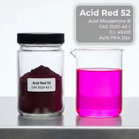 Poudre de teinture fluorescente rose rouge acide 52 pour la détection de fuites dans les conduites industrielles, fût de 25 kg