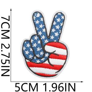 Parches Personalizados OEM con Diseño de Águila Americana, Marca Privada para Eventos Patrióticos, Campañas Políticas, Artículos Promocionales de EE. UU. - Product Image 4